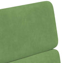 vidaXL Kerekes Étkező Székek 2 pcs Világos zöld 58 x 65 x 98 cm