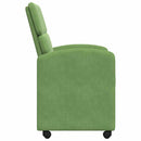 vidaXL Kerekes Étkező Székek 2 pcs Világos zöld 58 x 65 x 98 cm