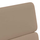 vidaXL Kerekes Étkező Székek 2 pcs Cappuccino 58 x 65 x 98 cm Műbőr