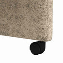 vidaXL Kerekes Étkező Székek 2 pcs Világosszürke 58 x 67 x 97 cm