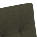 vidaXL Kerekes Étkező Székek 2 pcs Katonai zöld 58 x 67 x 97 cm