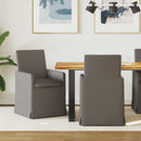vidaXL Étkező Székek 2 pcs Világosszürke 57 x 67 x 95 cm Vászon