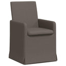 vidaXL Étkező Székek 2 pcs Világosszürke 57 x 67 x 95 cm Vászon