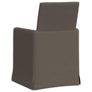 vidaXL Étkező Székek 2 pcs Világosszürke 57 x 67 x 95 cm Vászon