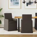 vidaXL Étkező Székek 2 pcs Sötétszürke 57 x 67 x 95 cm Vászon