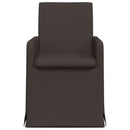 vidaXL Étkező Székek 2 pcs Sötétszürke 57 x 67 x 95 cm Vászon
