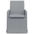 vidaXL Étkező Székek 2 pcs Világosszürke 57 x 67 x 95 cm szövet