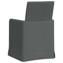 vidaXL Étkező Székek 2 pcs Sötétszürke 57 x 67 x 95 cm szövet