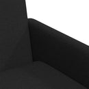 vidaXL Étkező Székek 2 pcs Fekete 57 x 67 x 95 cm szövet