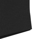 vidaXL Étkező Székek 2 pcs Fekete 57 x 67 x 95 cm szövet