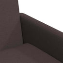 vidaXL Étkező Székek 2 pcs sötétbarna 57 x 67 x 95 cm szövet