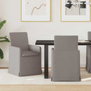 vidaXL Étkező Székek 2 pcs Tópszínű 57 x 67 x 95 cm szövet