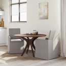 vidaXL Étkező Székek 2 pcs Tópszínű 57 x 67 x 95 cm szövet