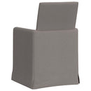 vidaXL Étkező Székek 2 pcs Tópszínű 57 x 67 x 95 cm szövet