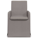 vidaXL Étkező Székek 2 pcs Tópszínű 57 x 67 x 95 cm szövet