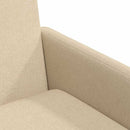 vidaXL Étkező Székek 2 pcs Krém 57 x 67 x 95 cm szövet