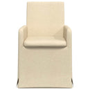 vidaXL Étkező Székek 2 pcs Krém 57 x 67 x 95 cm szövet