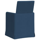 vidaXL Étkező Székek 2 pcs Kék 57 x 67 x 95 cm szövet