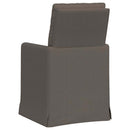 vidaXL Étkező Székek 2 pcs Világosszürke 57 x 67 x 98 cm Vászon