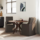vidaXL Étkező Székek 2 pcs Sötétszürke 57 x 67 x 98 cm Vászon