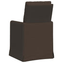 vidaXL Étkező Székek 2 pcs Sötétszürke 57 x 67 x 98 cm Vászon