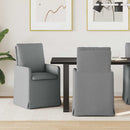 vidaXL Étkező Székek 2 pcs Világosszürke 57 x 67 x 98 cm szövet