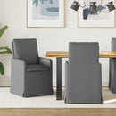 vidaXL Étkező Székek 2 pcs Sötétszürke 57 x 67 x 98 cm szövet
