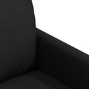 vidaXL Étkező Székek 2 pcs Fekete 57 x 67 x 98 cm szövet