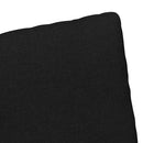 vidaXL Étkező Székek 2 pcs Fekete 57 x 67 x 98 cm szövet