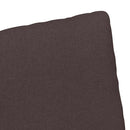 vidaXL Étkező Székek 2 pcs sötétbarna 57 x 67 x 98 cm szövet