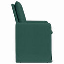 vidaXL Étkező Székek 2 pcs Sötétzöld 57 x 67 x 98 cm szövet