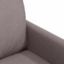 vidaXL Étkező Székek 2 pcs Tópszínű 57 x 67 x 98 cm szövet