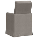 vidaXL Étkező Székek 2 pcs Tópszínű 57 x 67 x 98 cm szövet
