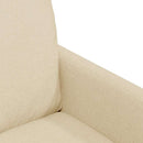 vidaXL Étkező Székek 2 pcs Krém 57 x 67 x 98 cm szövet