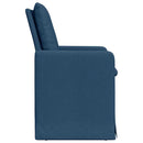 vidaXL Étkező Székek 2 pcs Kék 57 x 67 x 98 cm szövet