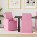 vidaXL Étkező Székek 2 pcs Rózsaszín 57 x 67 x 98 cm szövet