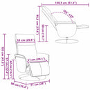 vidaXL Masszázs Fotel Fekete 71 x 90 x 105 cm Műbőr