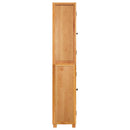 vidaXL Tároló bútor készlet ajtóval 2 db Természetes 80 x 35 x 185 cm