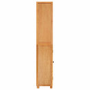 vidaXL Tároló bútor készlet ajtóval 2 db Természetes 80 x 35 x 185 cm
