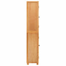 vidaXL Tároló bútor készlet ajtóval 2 db Természetes 80 x 35 x 185 cm