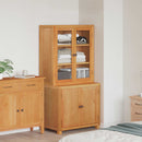 vidaXL Tároló bútor készlet 2 db Barna 80 x 50 x 160 cm Tömör Tölgyfa