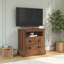 vidaXL Tárolószekrény fiókkal Természetes 60 x 30 x 60 cm Tömör Teakfa