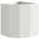 vidaXL Sarok Virágtartó Fehér 30 x 30 x 35 cm Acél