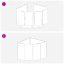 vidaXL Sarok Virágtartó Ezüst 60 x 60 x 50 cm Rozsdamentes acél