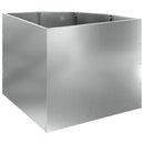 vidaXL Sarok Virágtartó Ezüst 60 x 60 x 50 cm Horganyzott acél