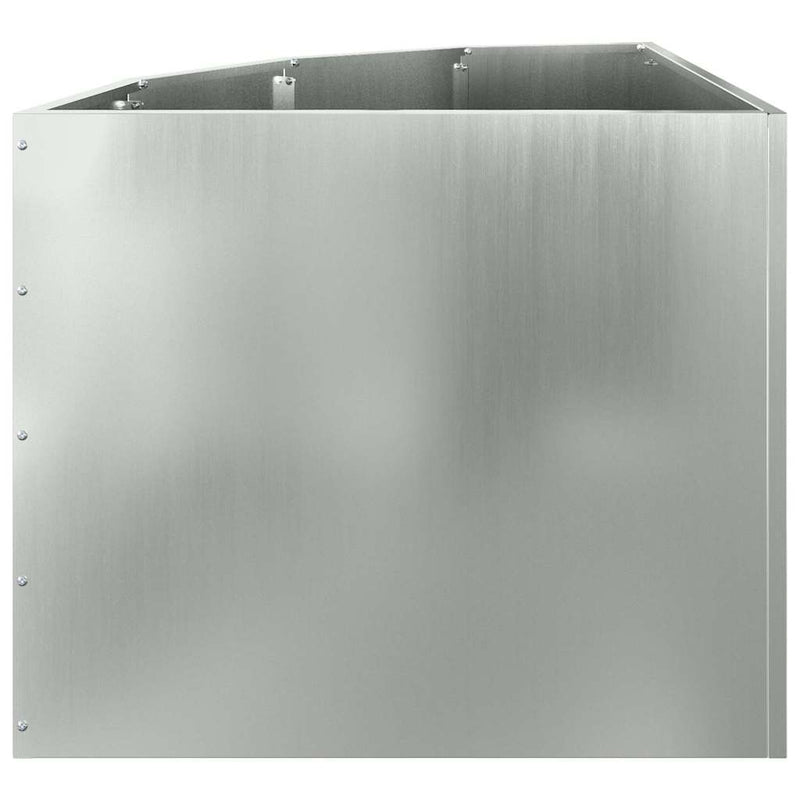 vidaXL Sarok Virágtartó Ezüst 60 x 60 x 50 cm Horganyzott acél