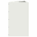 vidaXL Sarok Virágtartó Fehér 30 x 30 x 50 cm Acél