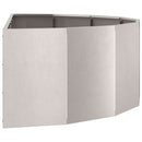 vidaXL Növénytartó Ezüst 120 x 60 x 35 cm Rozsdamentes acél