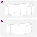 vidaXL Növénytartó Ezüst 120 x 60 x 35 cm Horganyzott acél