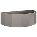 vidaXL Növénytartó Rozsdás 120 x 60 x 35 cm Időjárásálló acél